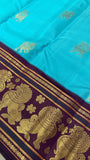 Pure Mix Kanjeevaram Silk Saree (Dark) - 902662