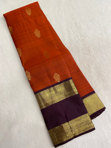 Pure zari handloom Kanjeevaram silk mark certified saree