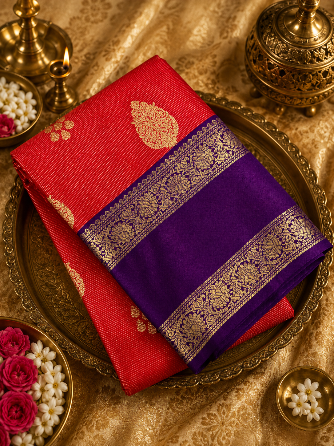 Premium Semi Kanchipuram Silk Saree