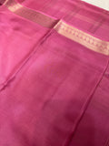 Pure Mix Mysore Crepe Silk Saree- Peachish pink