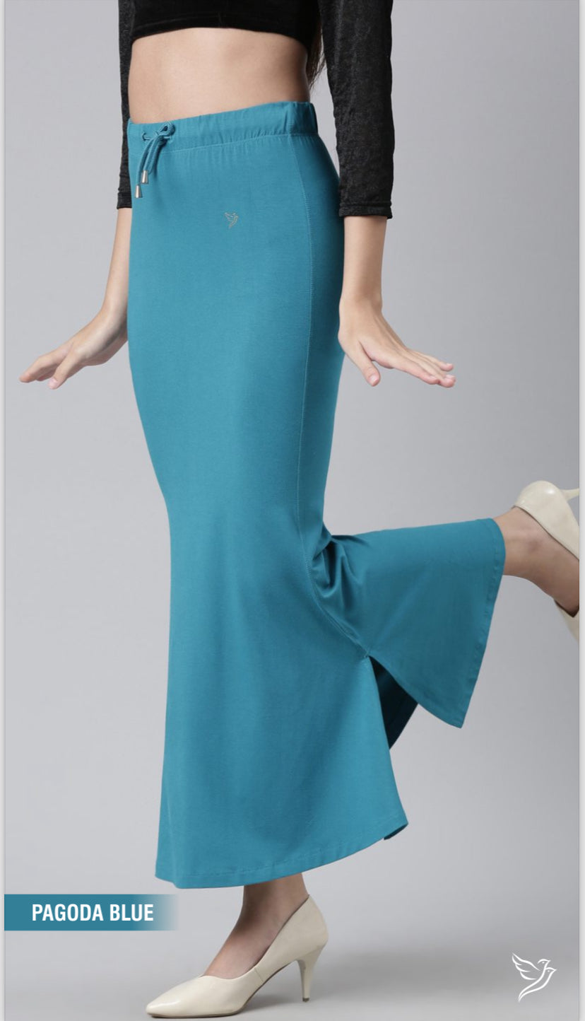 Twin Bird Saree Shaper- Pagoda Blue