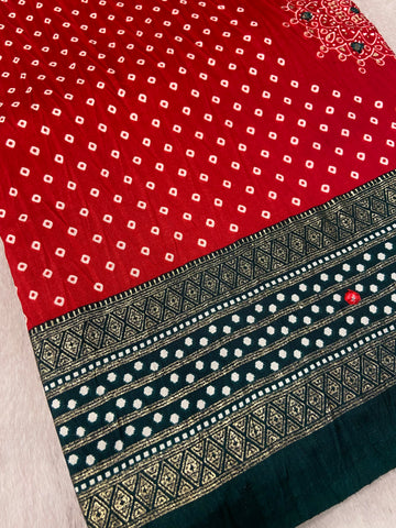 Premium Semi Gajji Modal Silk Saree ❤️
