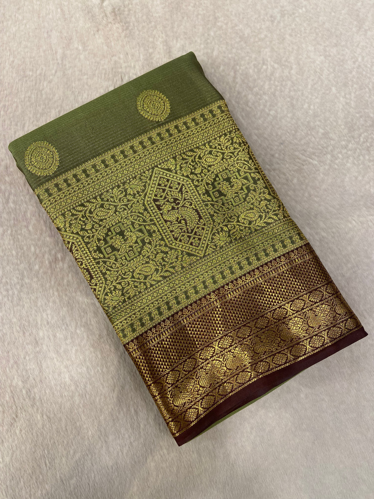 Premium Bridal Semi Kanchipuram Silk Saree