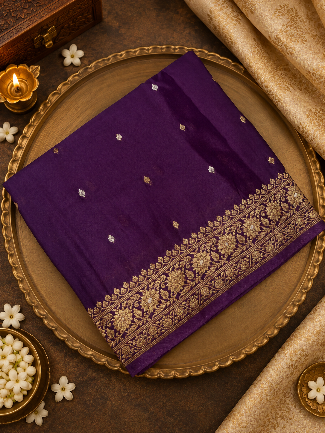 Premium Crepe Silk Saree -902352