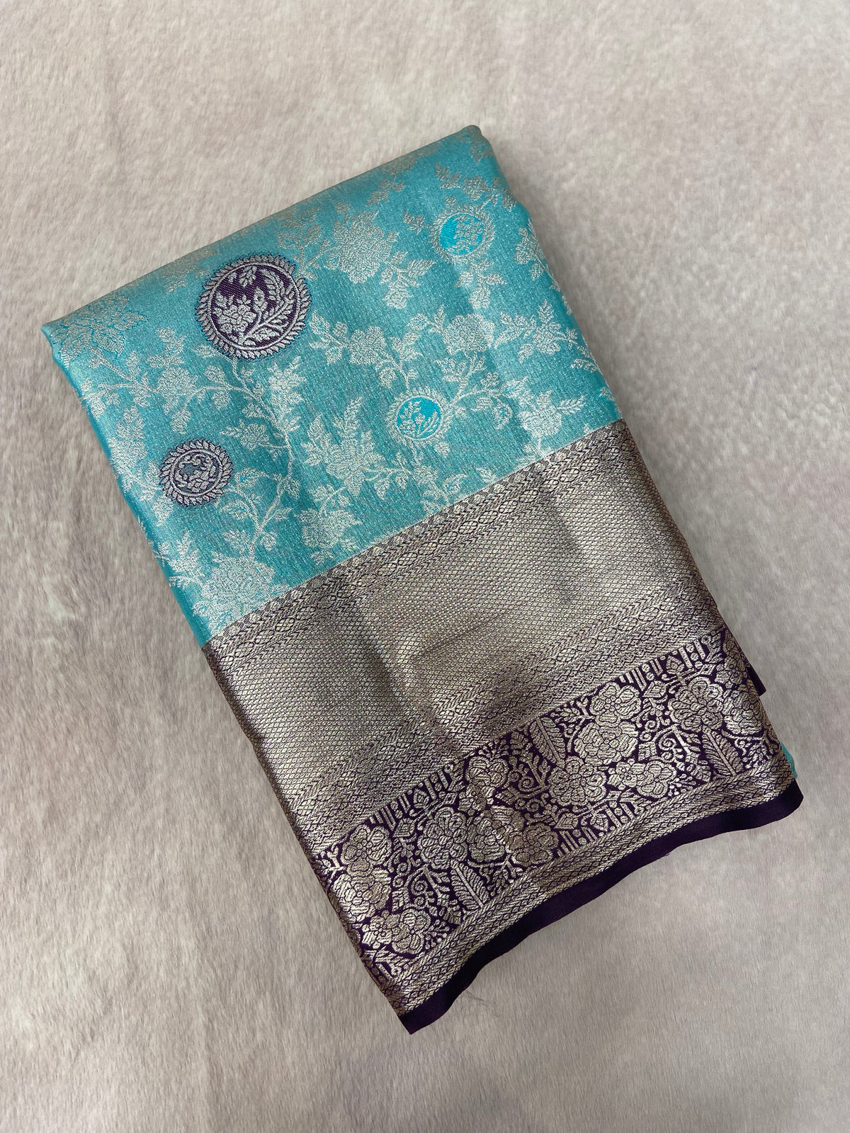 Bridal Semi Tissue Silk Saree