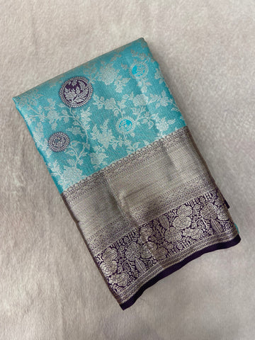 Bridal Semi Tissue Silk Saree