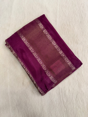 Pure Chinnon Saree