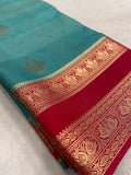 Pure Mix Crepe Mysore Silk Saree