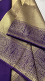 Premium Bridal Semi Tissue Kanjeevaram Silk Saree