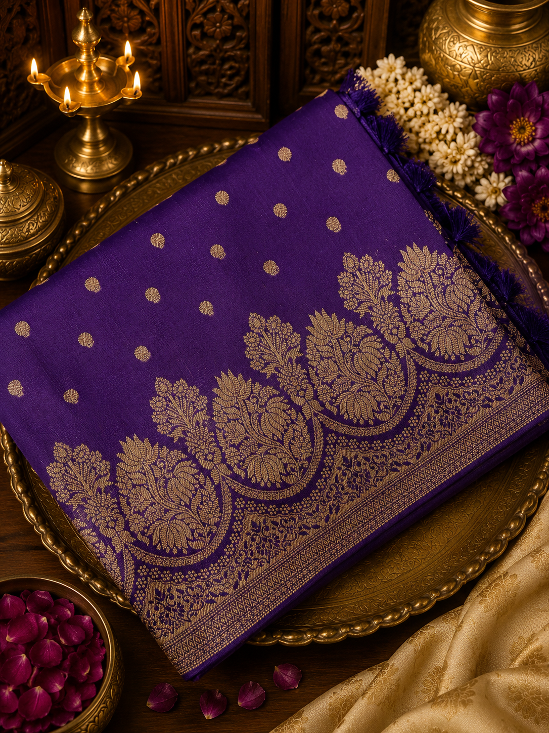 Premium Tassar Silk Saree