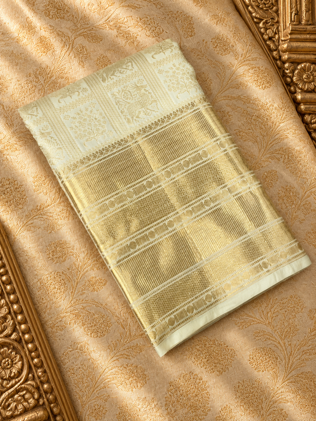 Premium Bridal Semi Kanchipuram Silk Saree - 902785