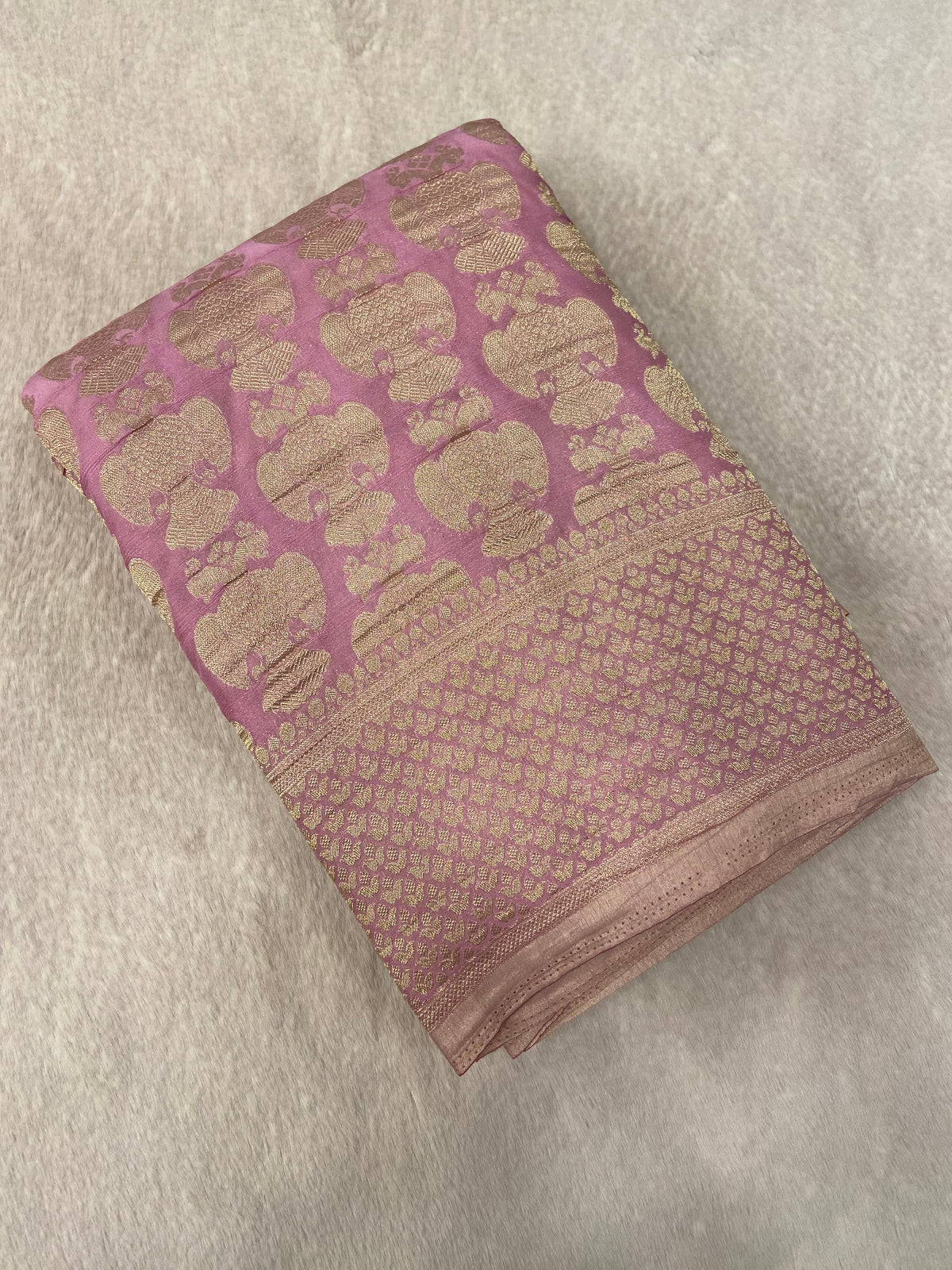 Premium Crush Georgette Saree