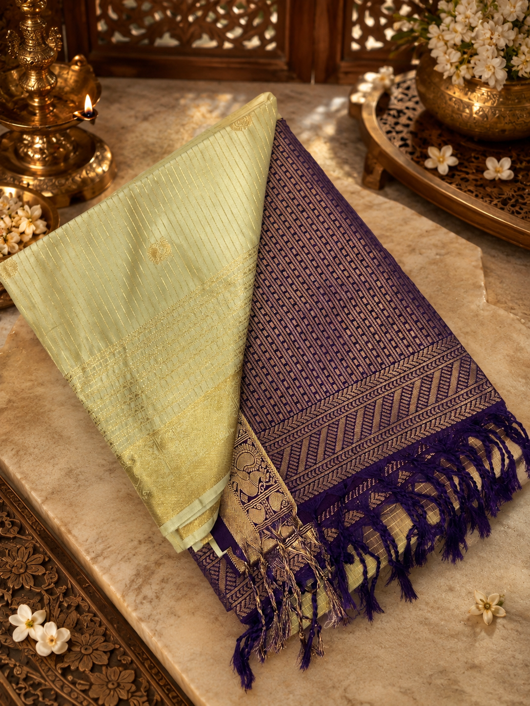Premium Mini Kanchi Silk Saree