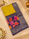 Premium Russian Crepe Silk Saree - 902376