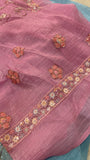 Premium Crush Organza Saree🐳 - 902343