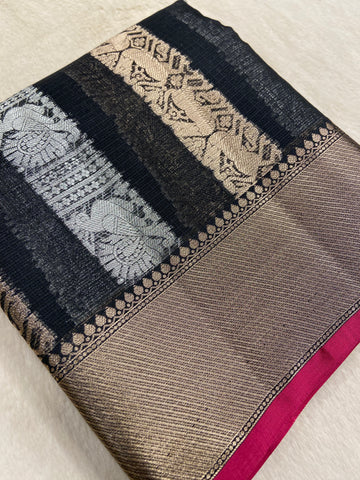 Premium Soft Organza Saree🖤