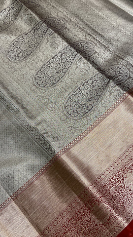 Bridal Tissue Semi Silk Saree