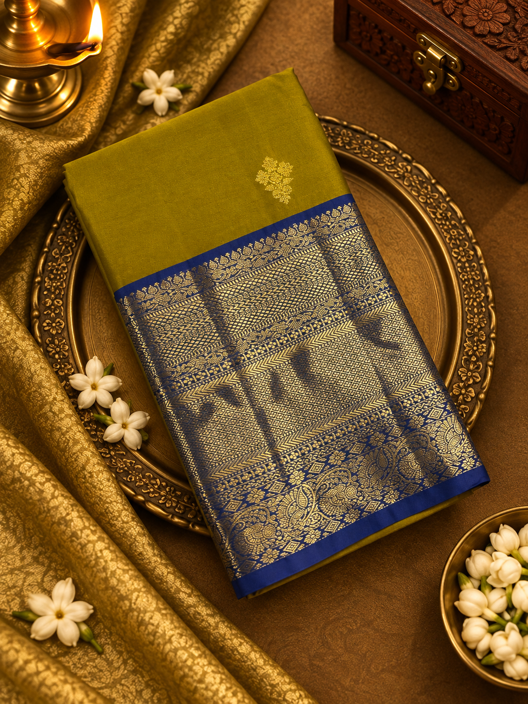 Premium Semi Kanjeevaram Silk Saree - 902182