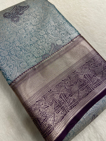 Bridal Tissue Semi Silk Saree