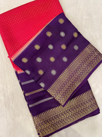 Pure Mix Mysore Silk Saree