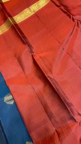 Half mix Kanjeevaram silk saree