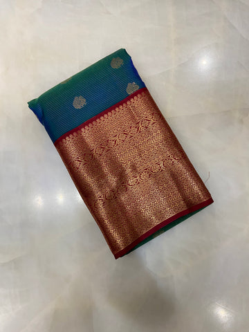 Pure Kanjeevaram silk mark certified saree