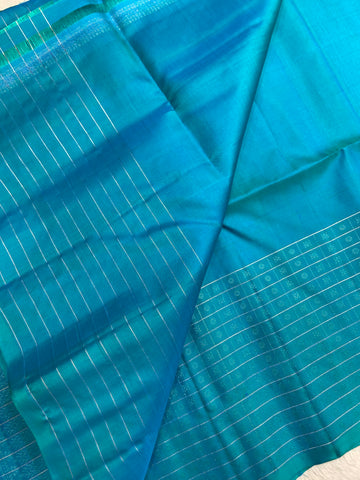 Pure Handloom Kanjeevaram Soft Silk Mark Certified Saree