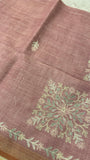 Premium Tissue Organza With Applique Work