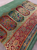 Premium Pashmina Silk Saree - 902825