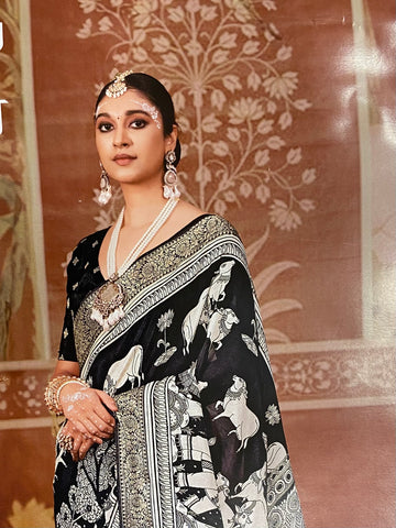 Premium Viscose Silk Saree