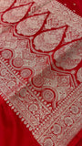 Premium Banarasi Crepe Satin Silk Saree -902860