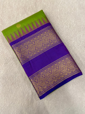 Premium Semi Kanchipuram Silk Saree💜