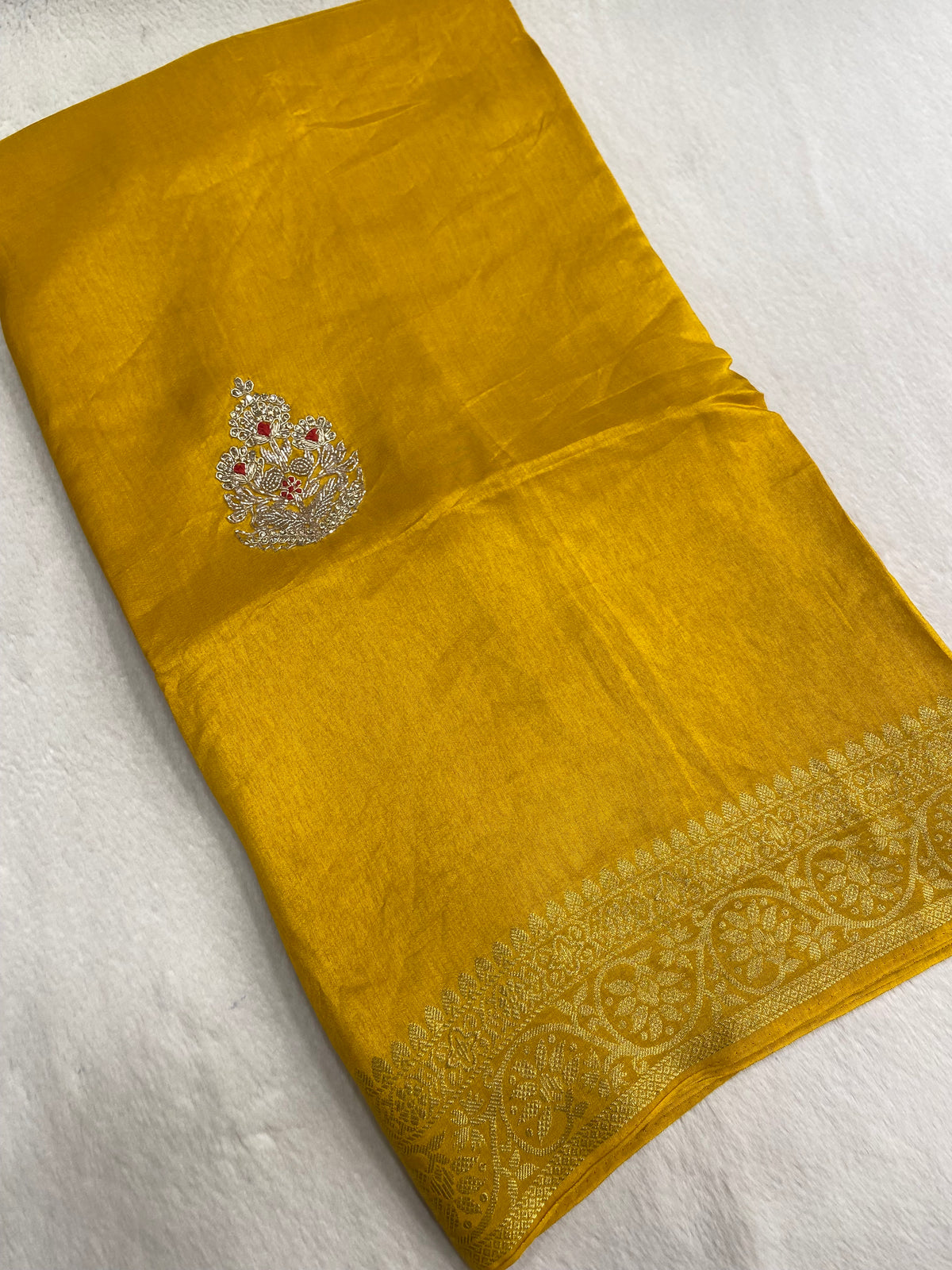 Pure Chinnon Saree