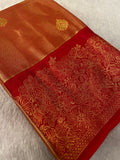 Premium Tissue Bridal Silk Saree - 902333