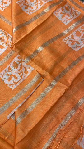 Linen Cotton Saree
