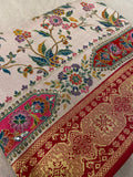 Premium Banarasi Crepe Kalamkari Saree -902078