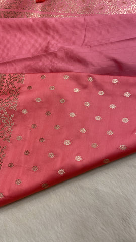 Premium crepe satin silk saree