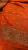 Premium Crush Georgette Saree🧡