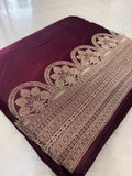 Pure Crepe Satin Silk Saree
