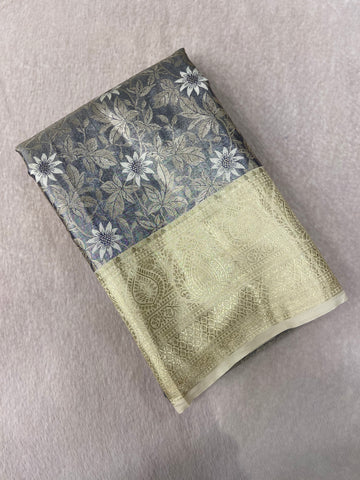 Bridal Semi Tissue Silk Saree
