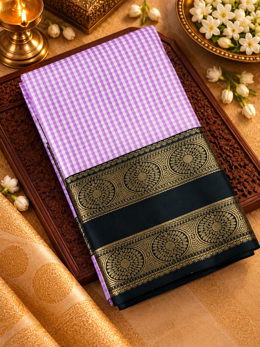 Premium Mini Kanchi Silk Saree- RF1310