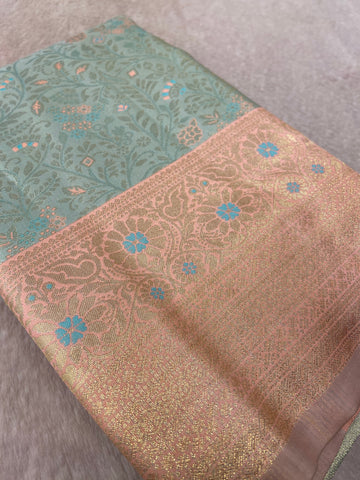 Bridal Semi Tissue Silk Saree
