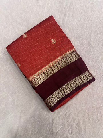 Premium Semi Chanderi Saree