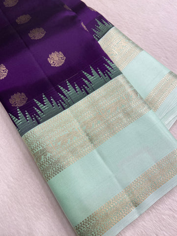 Pure Kanjeevaram silk mark certified saree