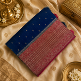 Premium crepe Tussar saree