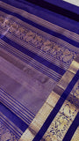 Pure 1G gold zari handloom Kanjeevaram Silk Saree- Silk mark certified- PS2399