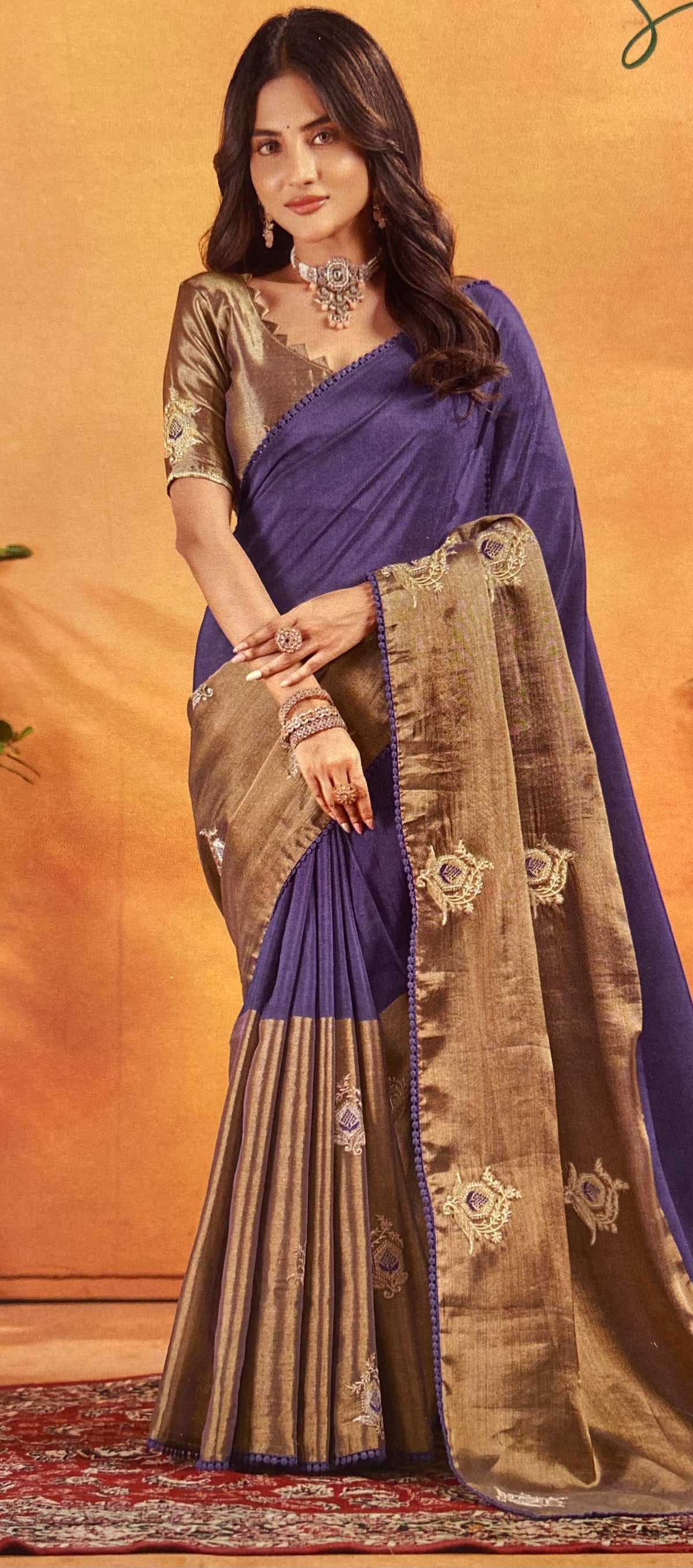 Premium Soft Tissue Organza Saree