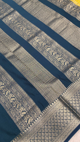 Pure Mix Crepe Mysore Silke Saree ✨