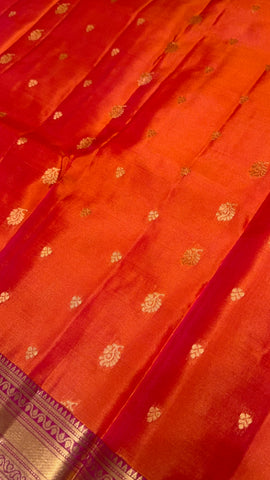Half Mix Kanjeevaram Silk Saree