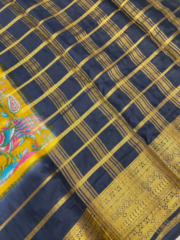 Premium Printed Semi Crepe Mysore Silk Saree